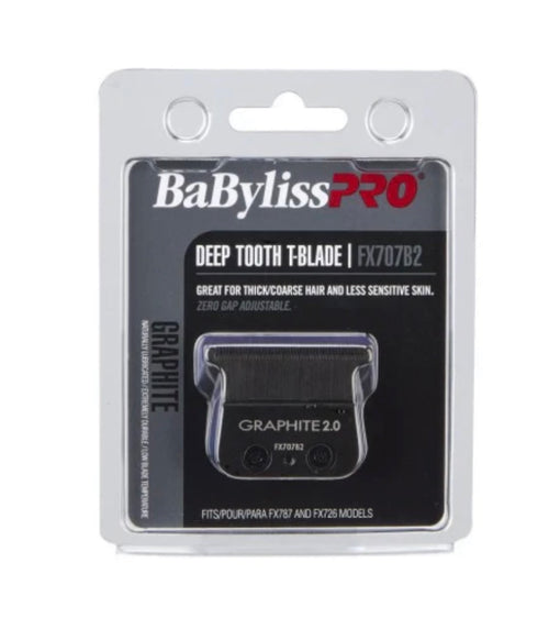 BaByliss Black Graphite 2.0 Trimmer Blade - Deep Tooth (FX707B2)